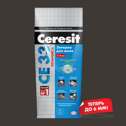 Затирка Ceresit CE 33 Super Графит