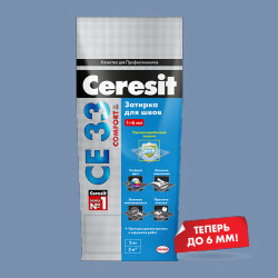 Затирка Ceresit CE 33 Super Серо-голубой