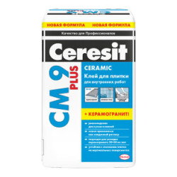 Клей для плитки Ceresit CM 9 Plus
